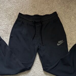 Nike Black Joggers with Swoosh Logo
